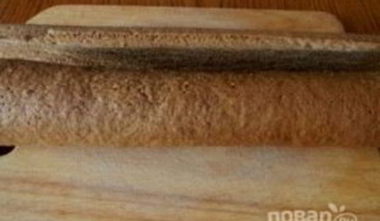 шоколадный рулет с творожным кремом