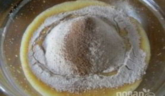 шоколадный рулет с творожным кремом