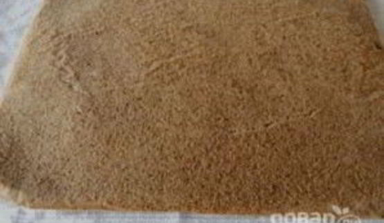 шоколадный рулет с творожным кремом