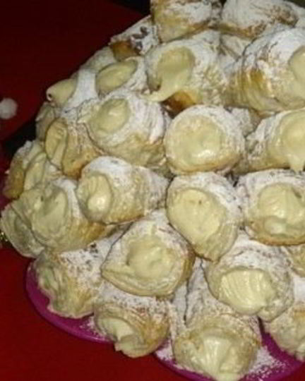 Рецепт слоеных трубочек с заварным кремом