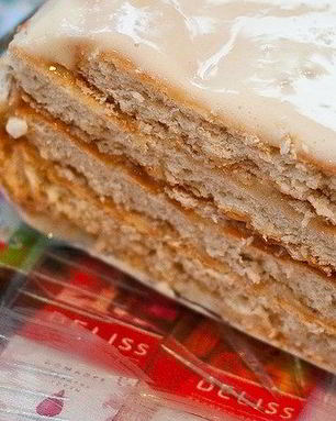 Тортик без выпечки с кремом из сгущенного молока