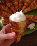 Трубочки с белковым кремом