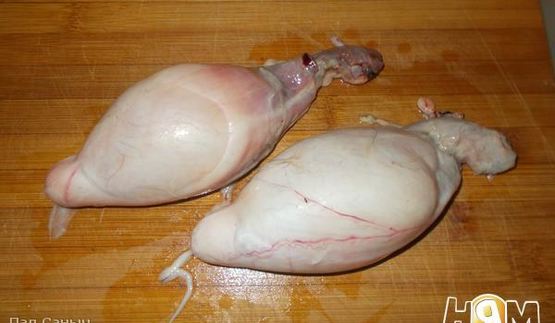 яички барашка на творожном креме из авокадо