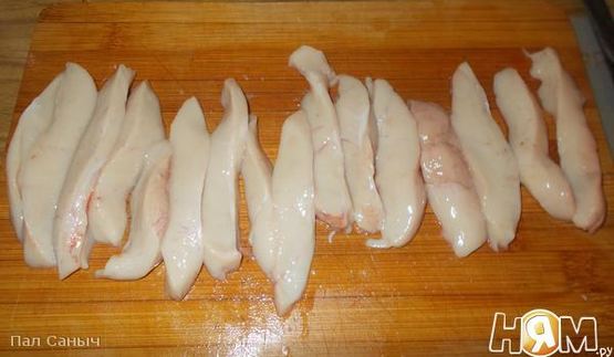 яички барашка на творожном креме из авокадо