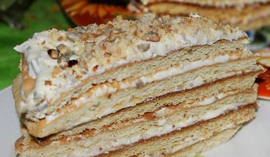 заварной крем для медового торта