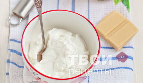 заварные колечки с творожным кремом