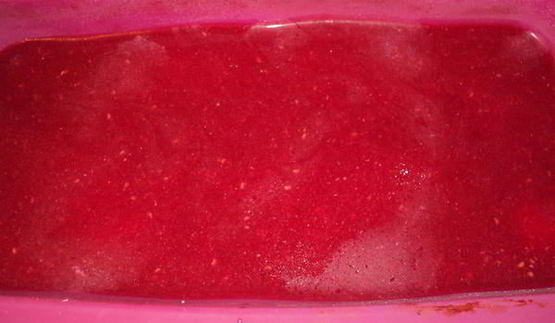 малиново-шоколадный семифредо