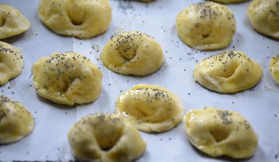 булочки с мармеладом