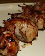 Перепелки с виски и мармеладом