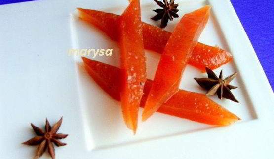 яблочный мармелад с апельсином и корицей