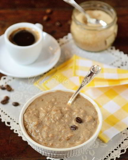 Рецепт молочного риса с кофе