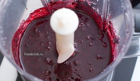 черничное мороженое