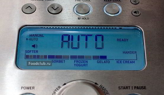 черничное мороженое