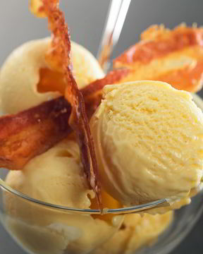 Мороженое из бекона