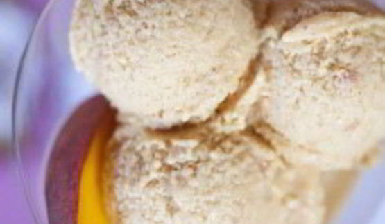 мороженое из персиков