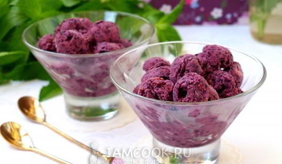 мороженое из шелковицы