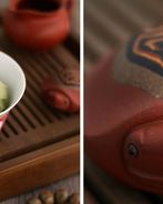 Мороженое с насыщенным вкусом чаем матча