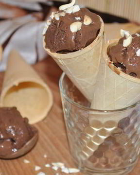 Мороженое шоколадно-кофейное