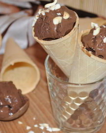 Рецепт мороженого шоколадна-кофейного