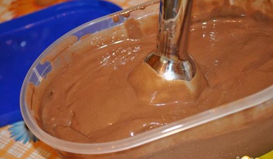 мороженое шоколадно-кофейное