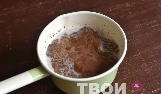 шоколадное мороженое