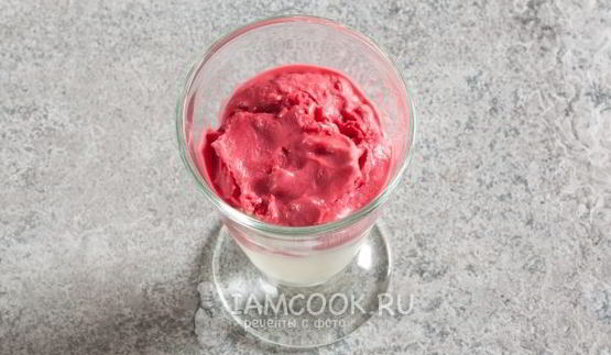 слоеное мороженое парфе