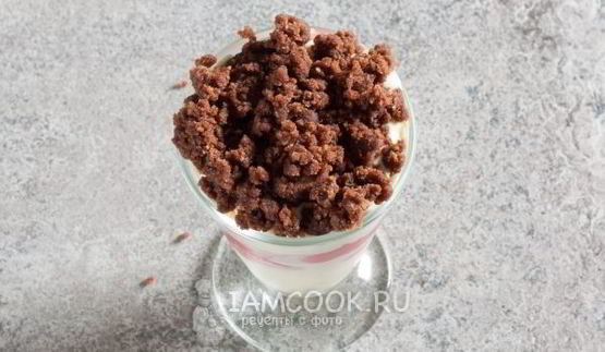 слоеное мороженое парфе