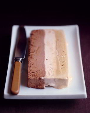 Торт-мороженое с каштанами