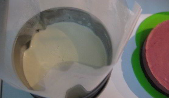 фиалковый торт-мусс с черникой весна в тулузе