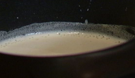 йогуртовый мусс с красной смородиной