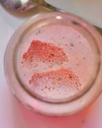 Клубничный мусс с кинзой