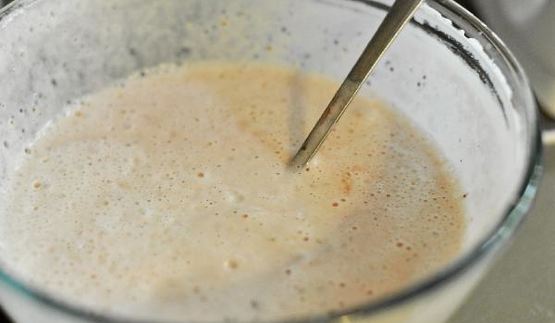 клубничный мусс с кинзой