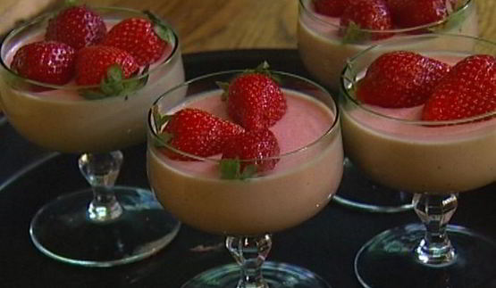 клубничный мусс