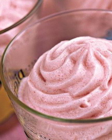 Рецепт клюквенного мусса