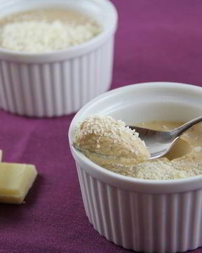 Кофейный крем-мусс с белым шоколадом