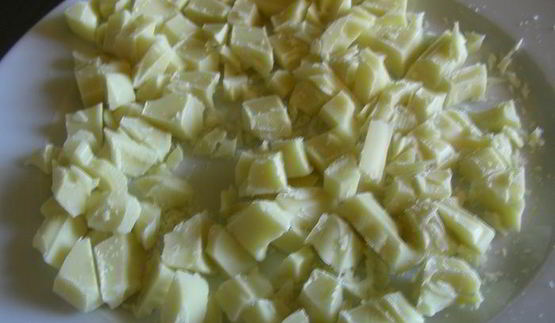 кофейный крем-мусс с белым шоколадом