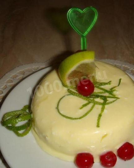 Рецепт лаймового мусса