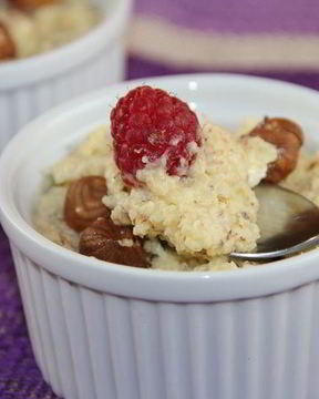 Лимонно-медовый мусс с фундуком