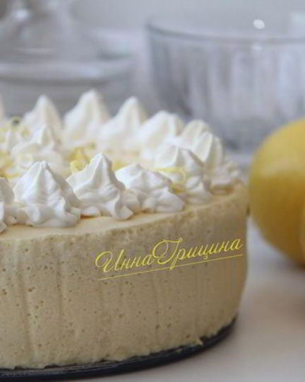 Рецепт лимонного муссового торта