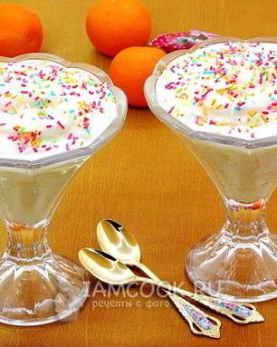 Мусс из консервированных ананасов