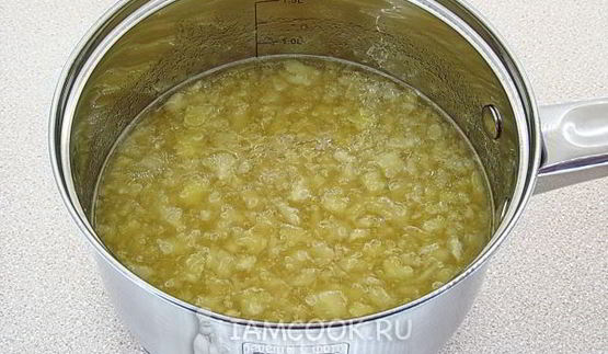 мусс из консервированных ананасов