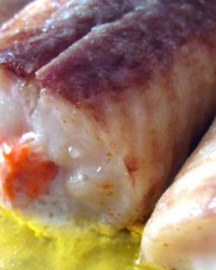 Рецепт рыбных рулетиков с рыбным муссом