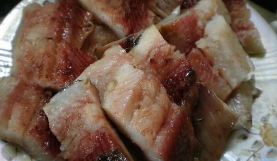 сельдь с картофелем и муссом из хрена