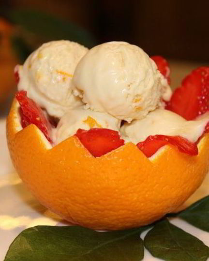 Рецепт шоколадна-апельсинового мороженого-мусса с медом