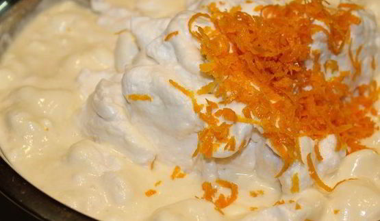 шоколадно-апельсиновое мороженое-мусс с медом