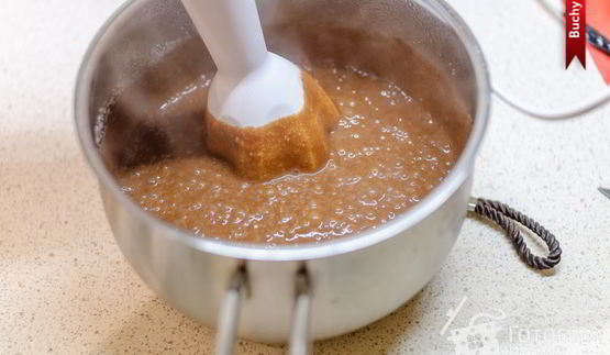 шоколадно-манный мусс