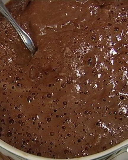 Рецепт шоколадна-ванильного мусс