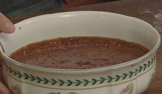 шоколадно-ванильный мусс