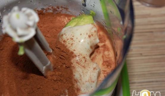 шоколадный мусс из авокадо