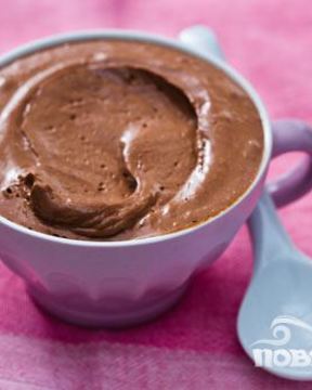 Шоколадный мусс из творога